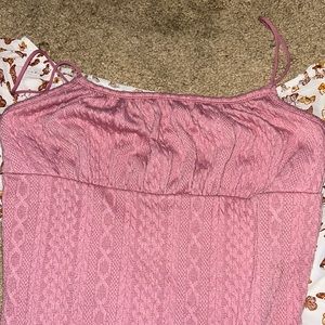 pink ultra flirt dress size small